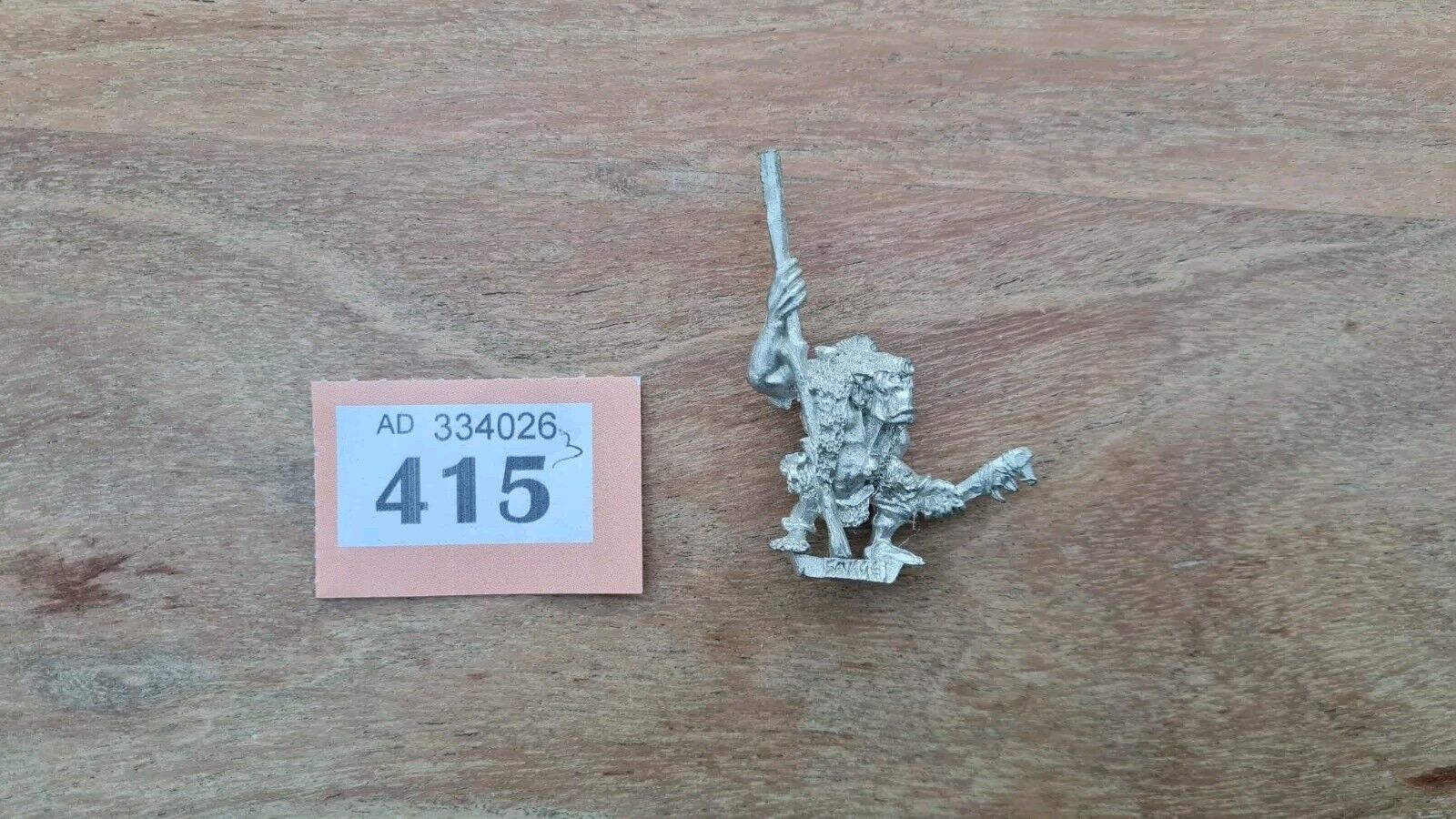 Warhammer Savage Orc Standard Metal