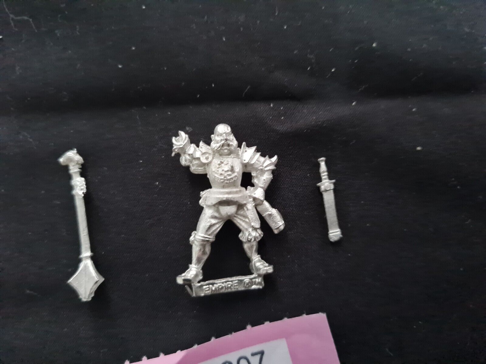 Warhammer Empire Captain With Great Weapon Metal