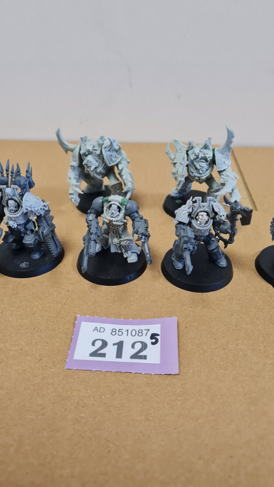 Warhammer 40k Chaos Space Marines Obliterators + 5 Terminators With Fw Parts