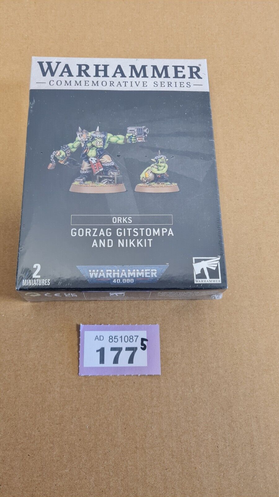 Warhammer 40k Ork Gorzag Gitstompa And Nikkit Sealed