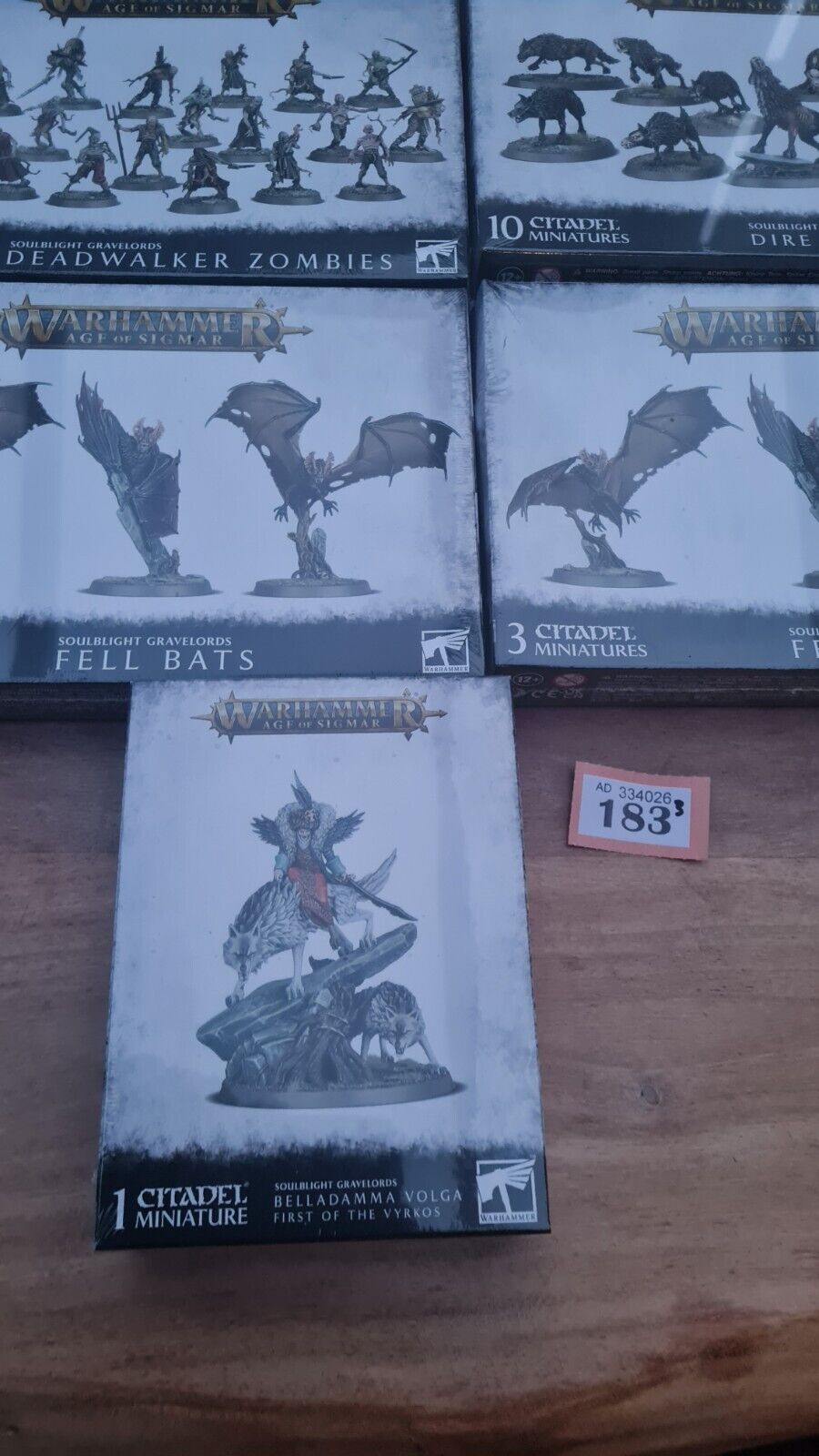 Warhammer Aos Soulblight Gravelords Army New