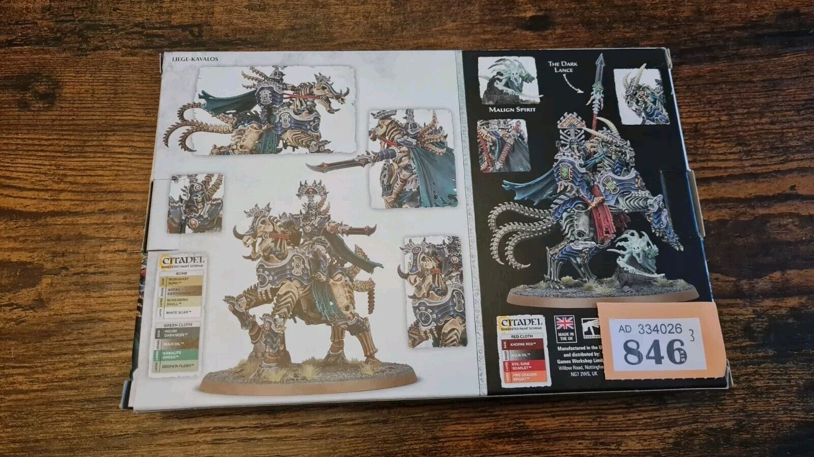 Warhammer Aos Ossiarch Bonereaper Arch Kavalos Zandtos New