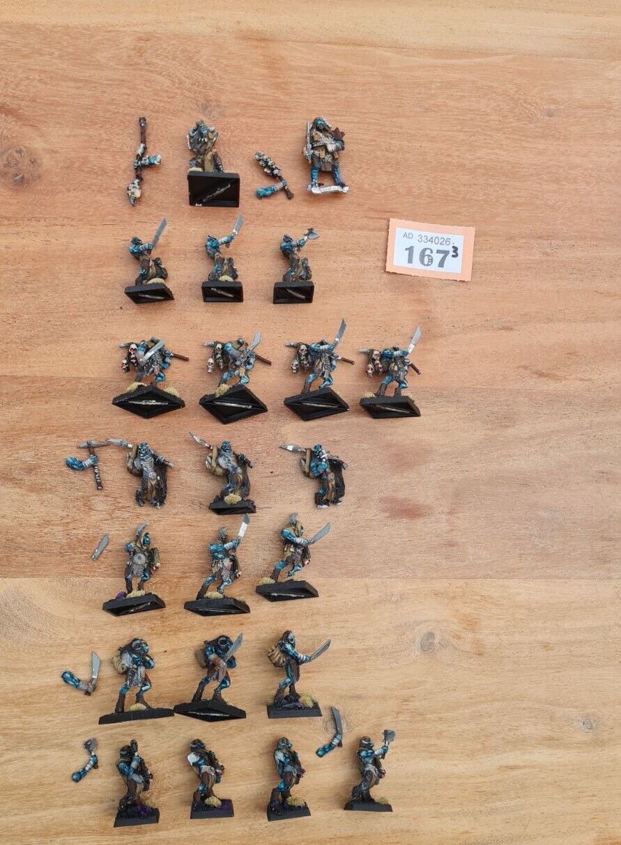 Warhammer Mordheim Beastmen X 22 Metal Oop