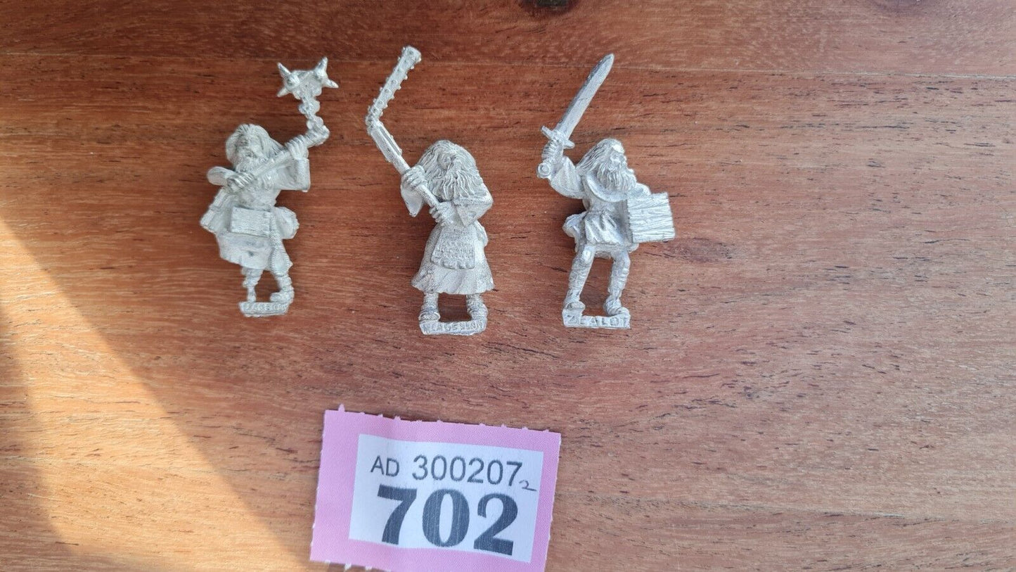 Warhammer Mordheim Witch Hunter Zealots X 3 Metal Oop