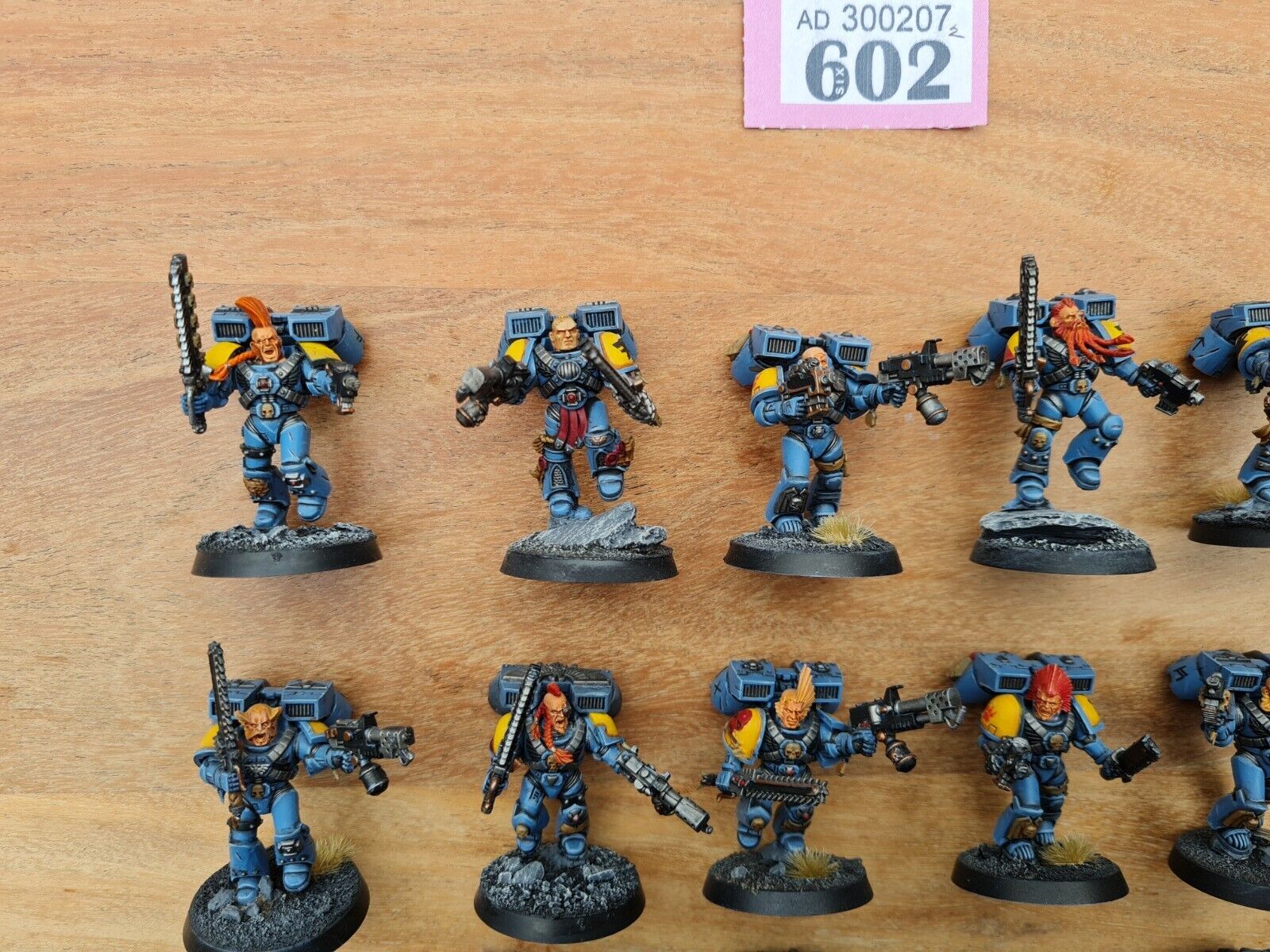 Warhammer 40k Space Marine Assault Marines X 17 Well Painted And Based