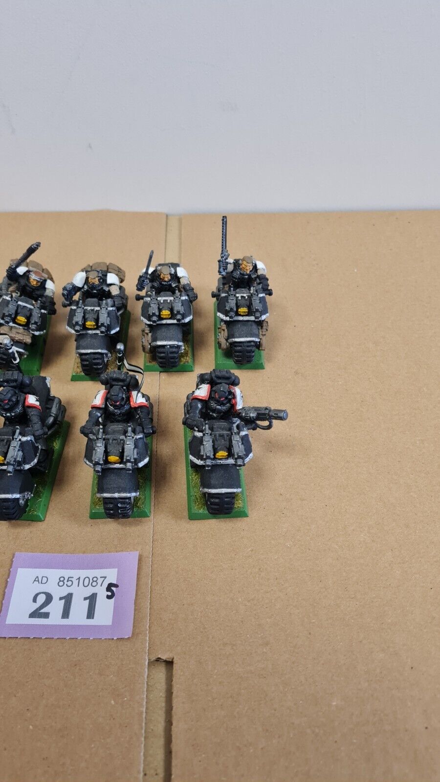 Warhammer 40k Space Marine Metal Scout Bikes X 5 + Normal Bikes Oop X 4