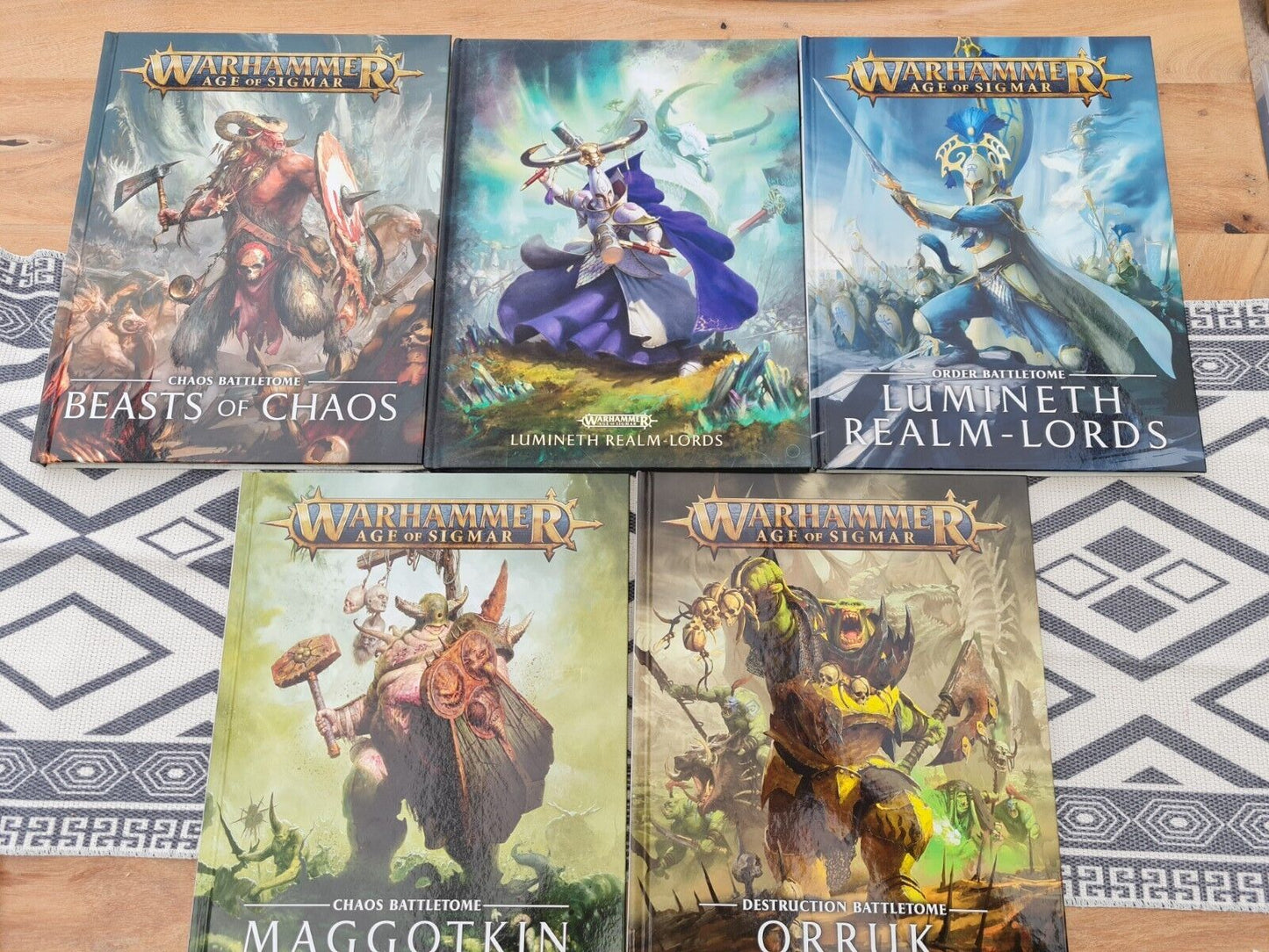 Warhammer Aos Battletomes X 5 1 Limited Edition