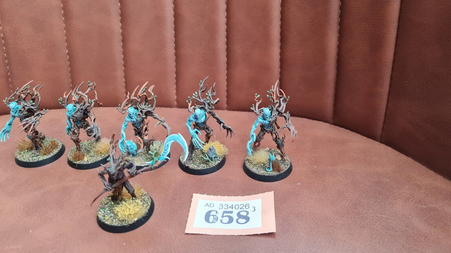 Warhammer Aos Sylvaneth Branchwych + Spite Revenants Nicely Painted