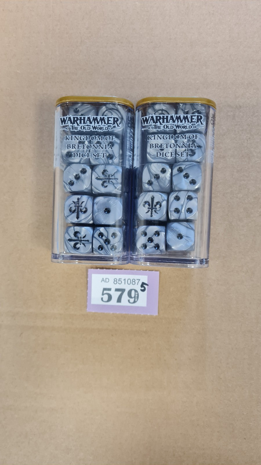 Warhammer The Old World Bretonnian Dice Set X 2