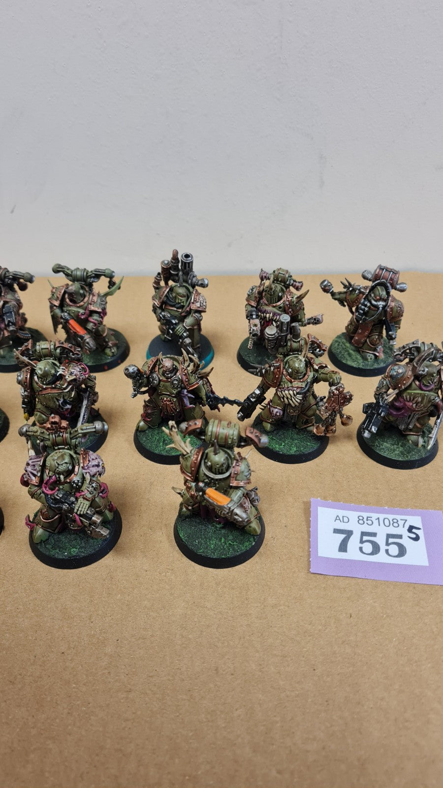 Warhammer 40k Death Guard Plague Marines X 13 Well Painted