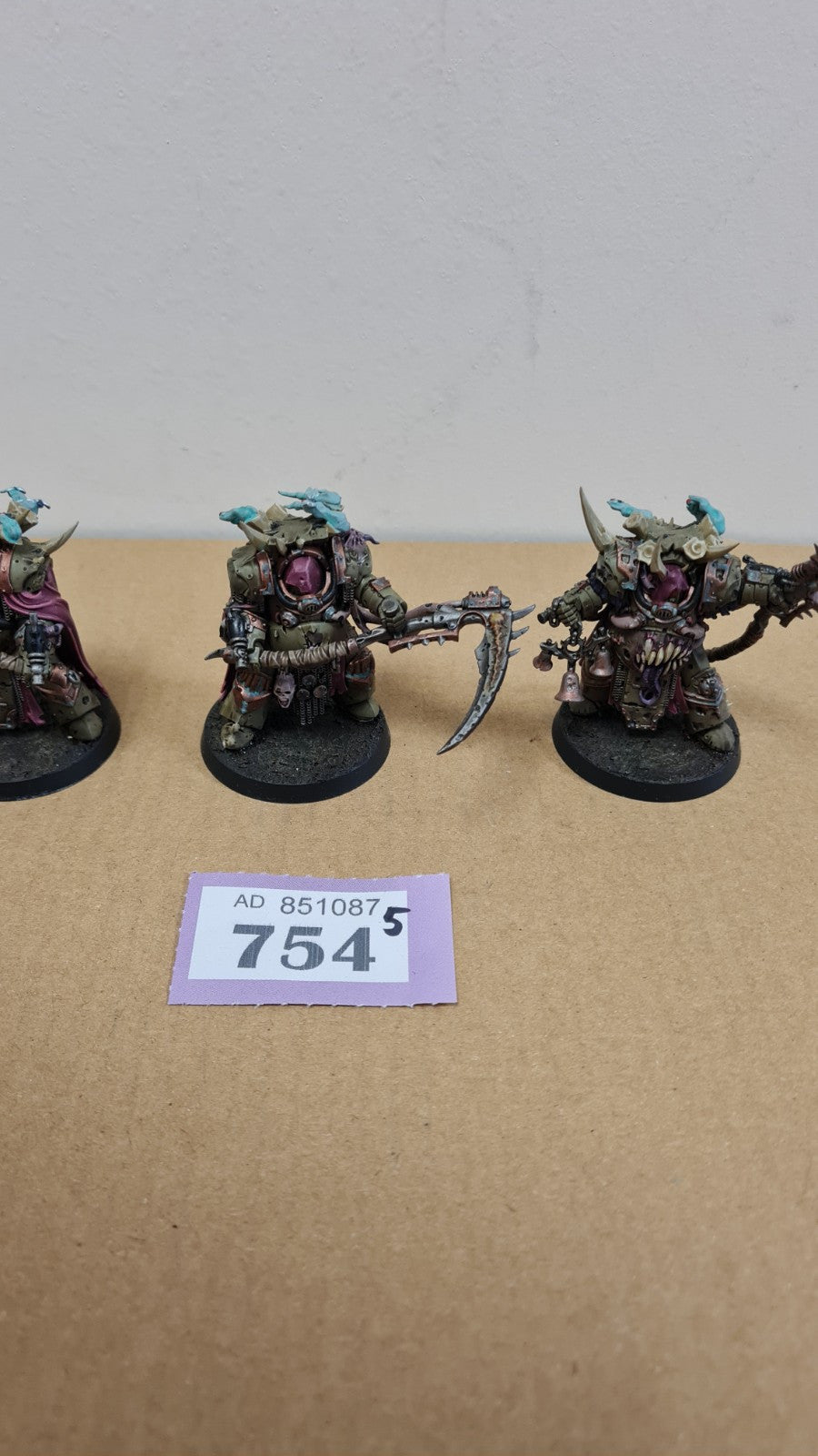 Warhammer 40k Deathguard Deathshroud Terminators Well Painted