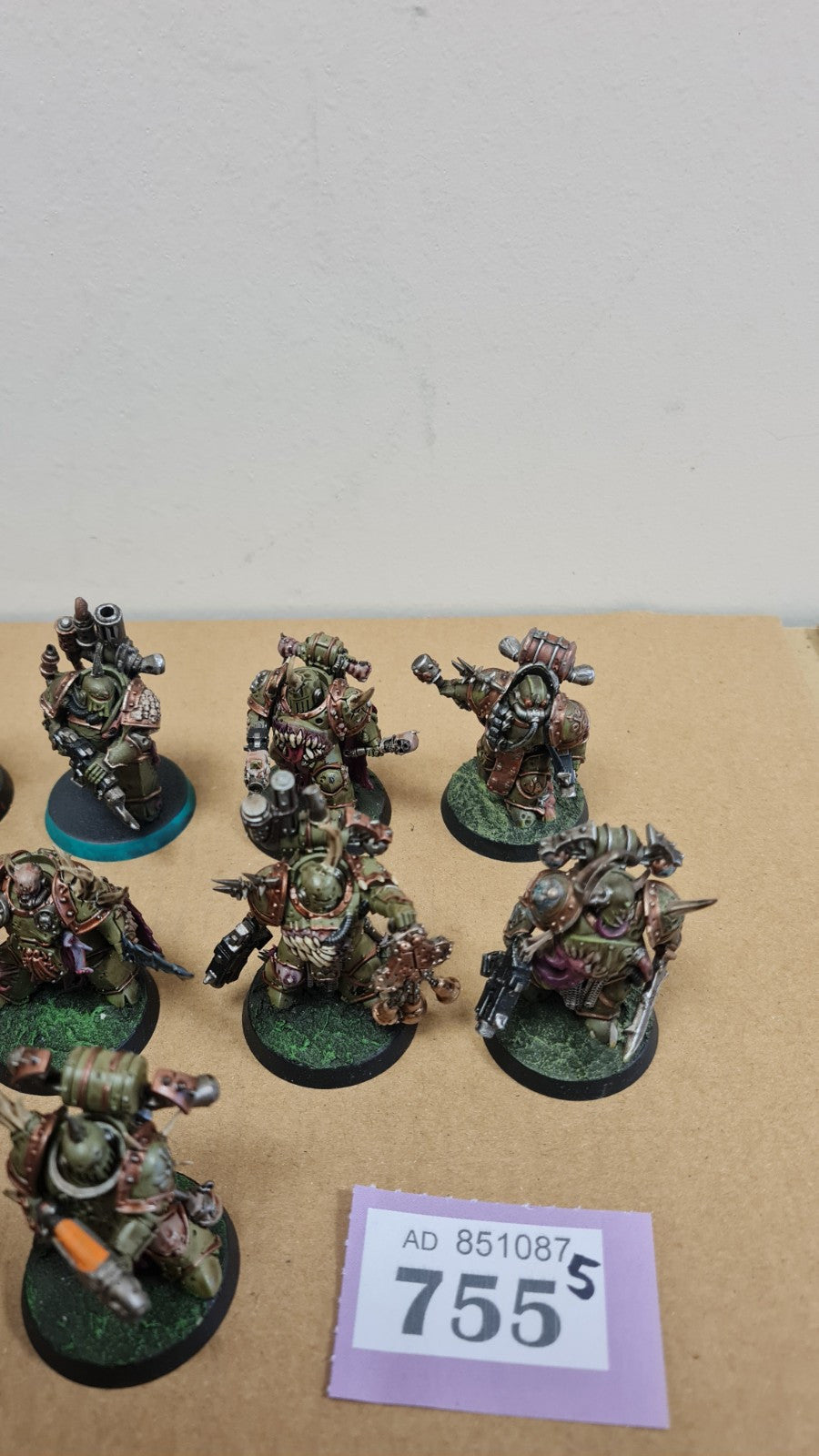 Warhammer 40k Death Guard Plague Marines X 13 Well Painted