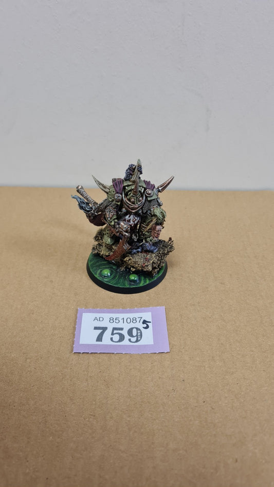 Warhammer 40k Death Guard Typhus Herald Of The Plague Well Painted