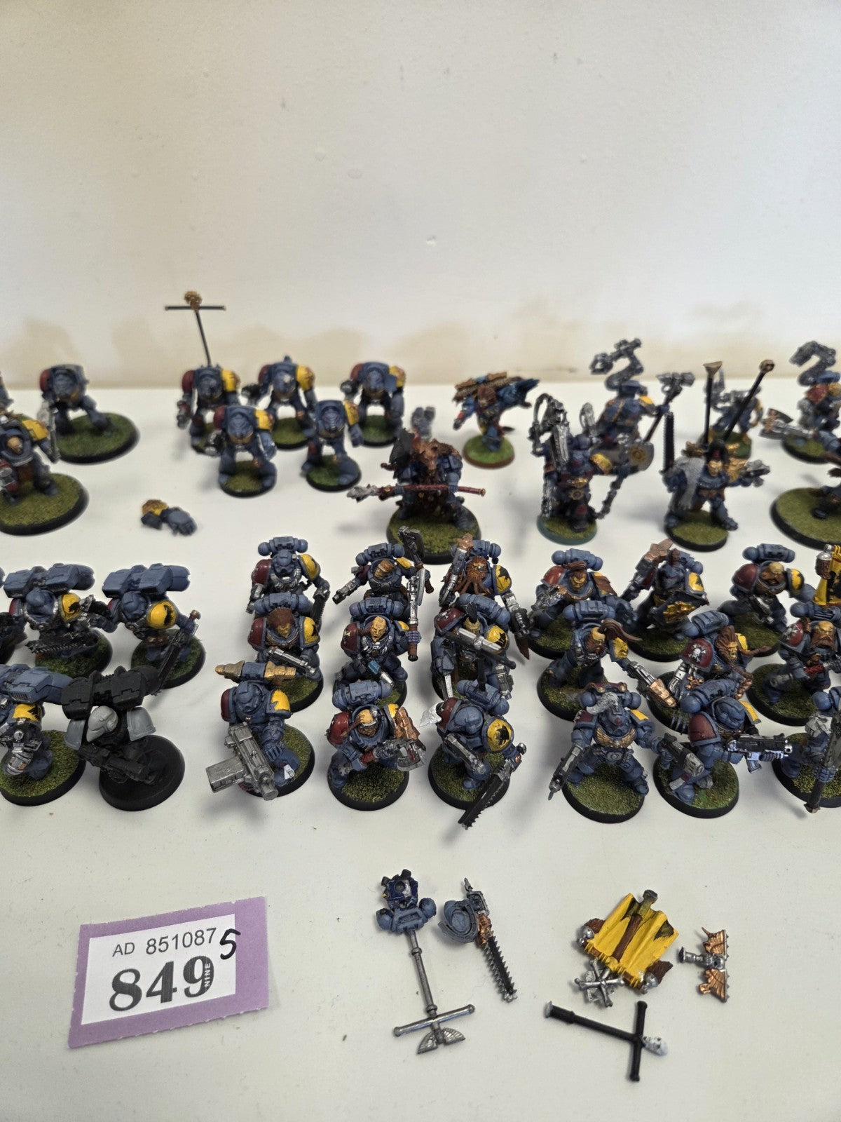 Warhammer 40k Space Marine Space Wolf Army  Lots Of Metals