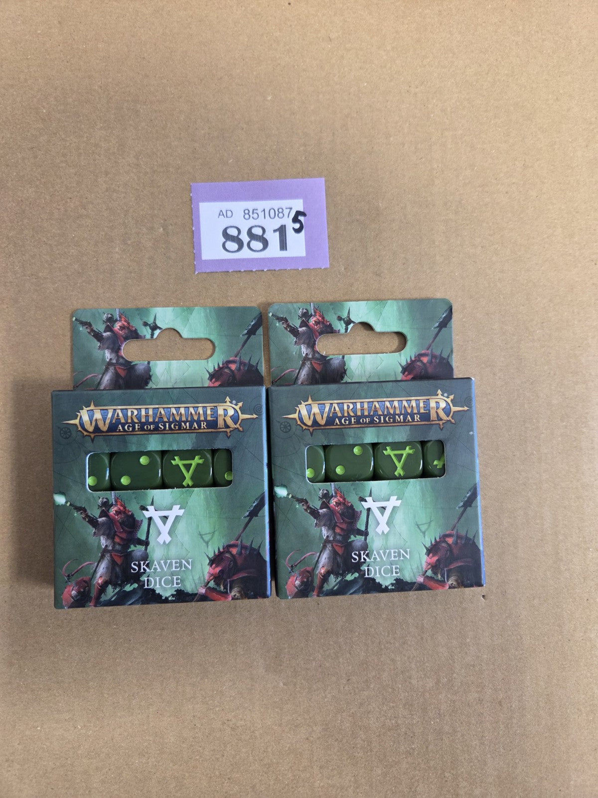 Warhammer Aos Skaven Dice Packs X 2 Oop