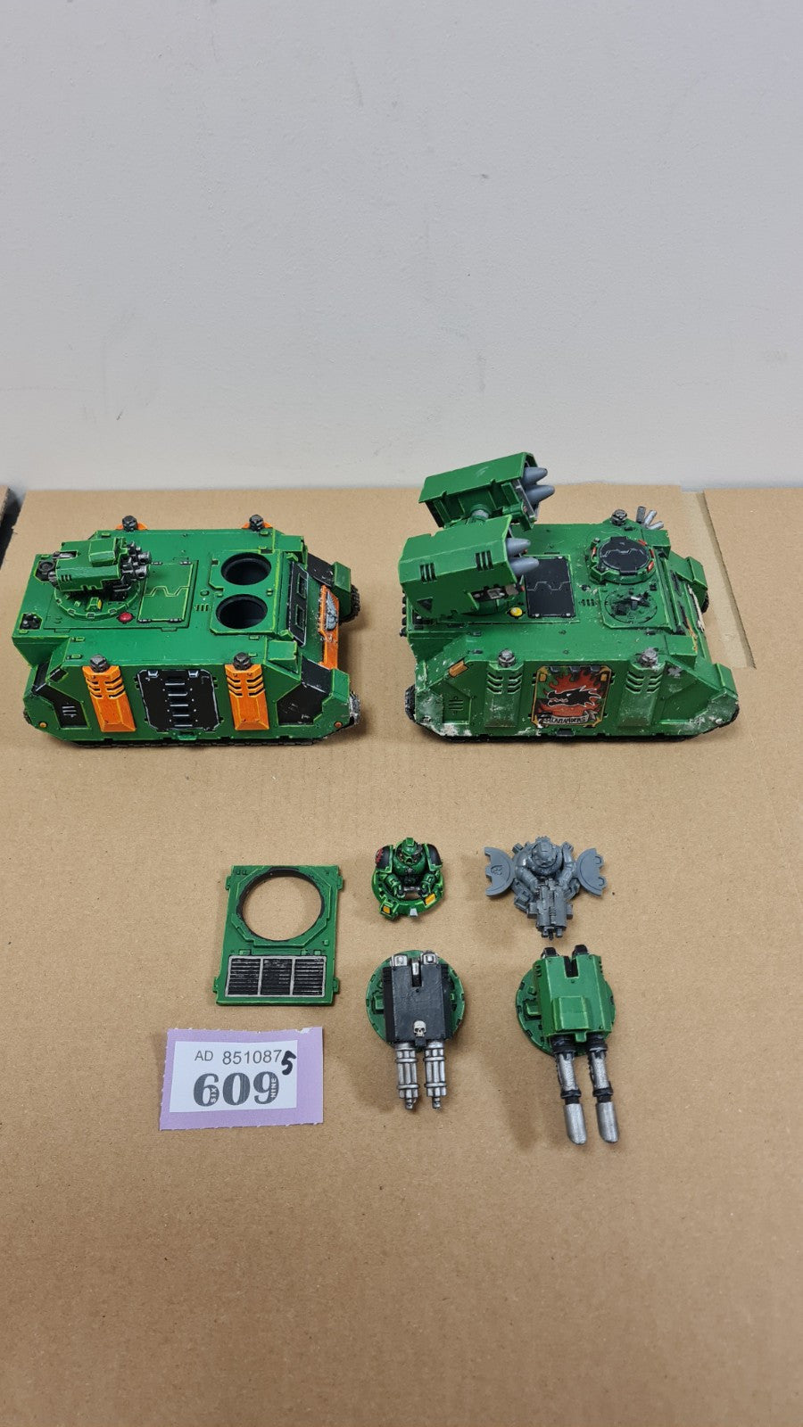 Warhammer 40k Space Marine Whirlwind And Razorback Tanks