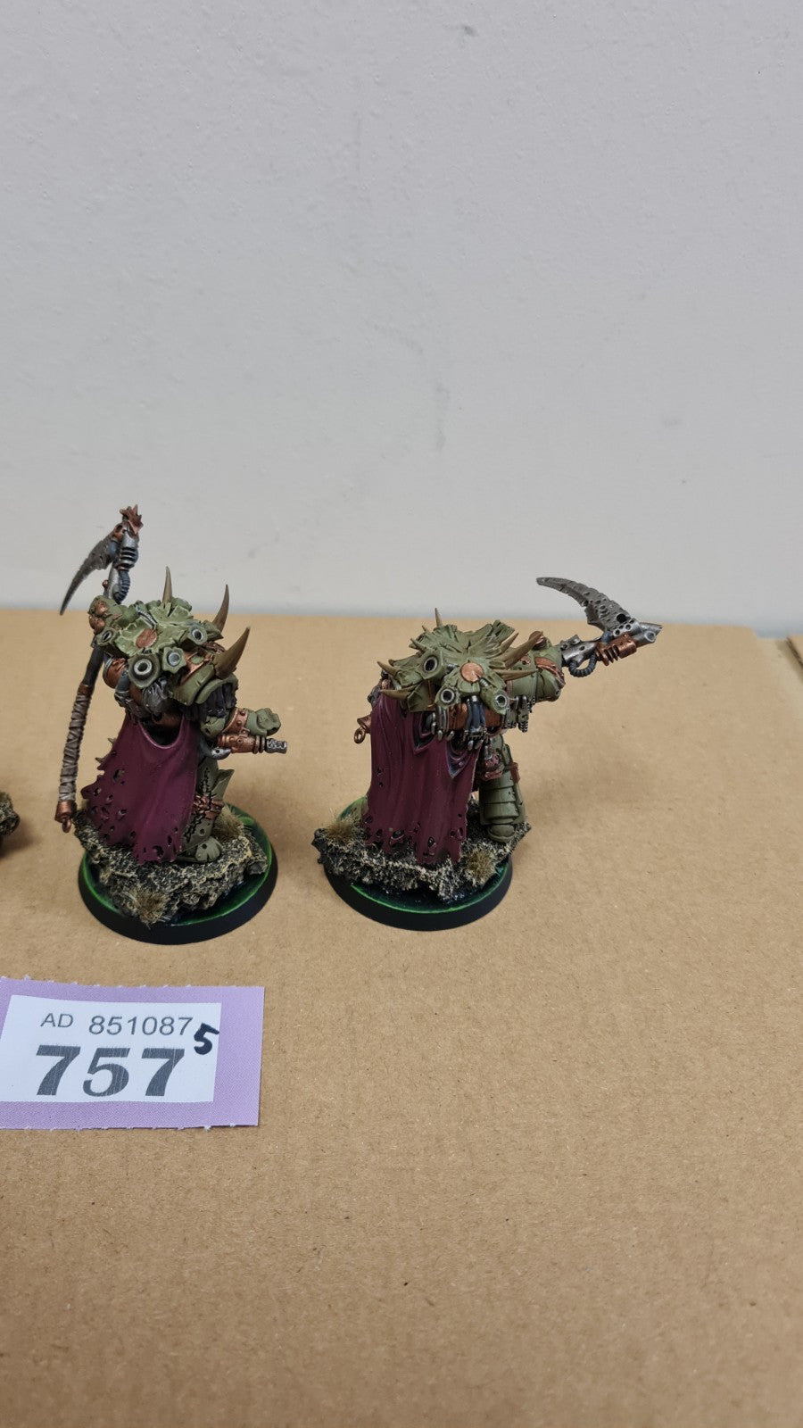 Warhammer 40k Deathguard Deathshroud Terminators Well Painted