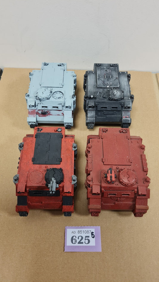 Warhammer 40k  Space Marine Rhinos X 4