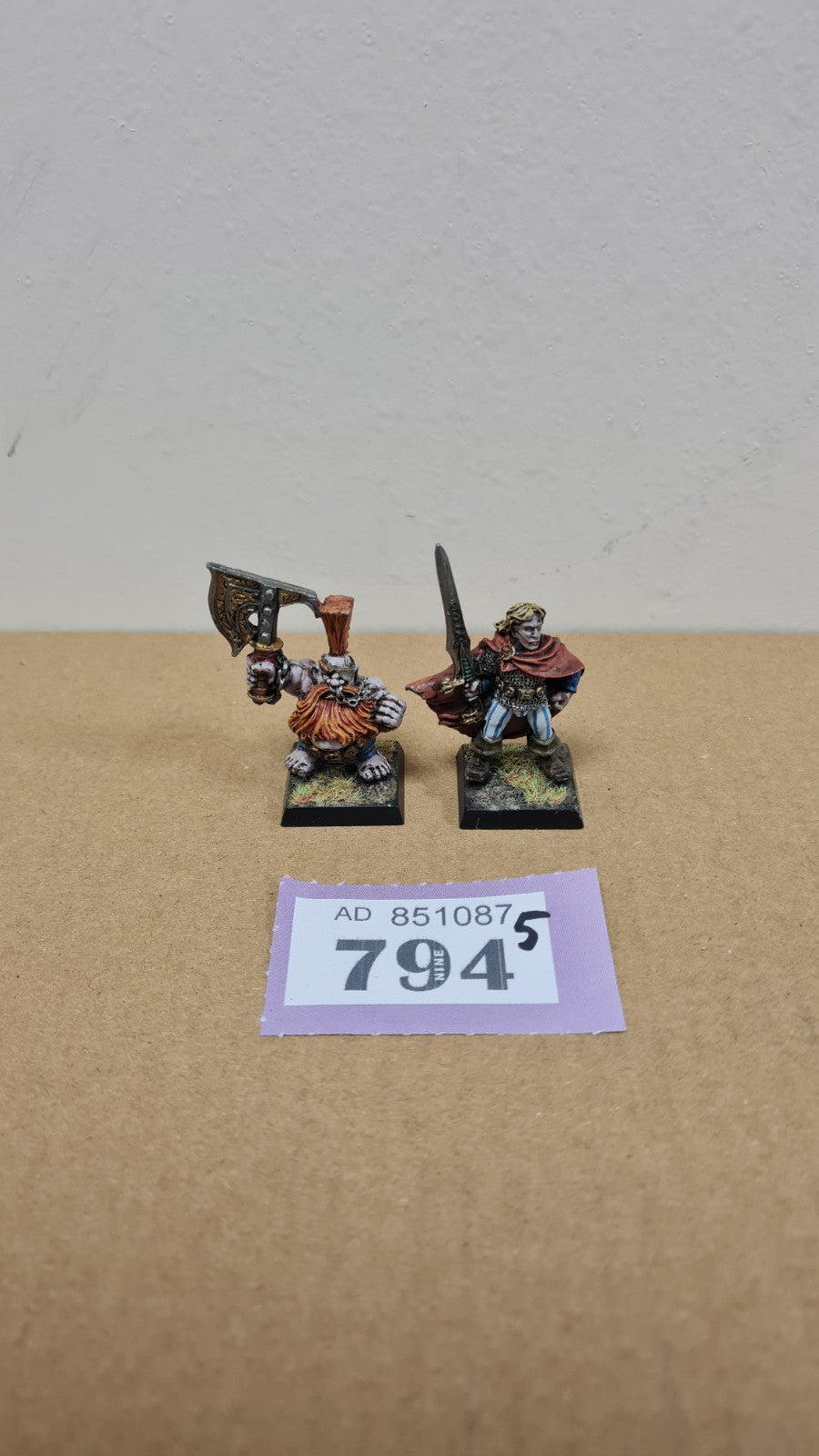 Warhammer Fantasy Gotrek And Felix Nicely Painted