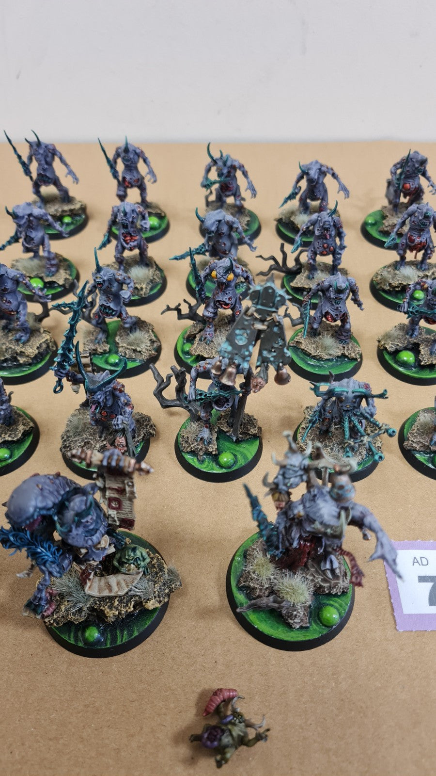 Warhammer Aos Nurgle Maggotkin Army Well Painted