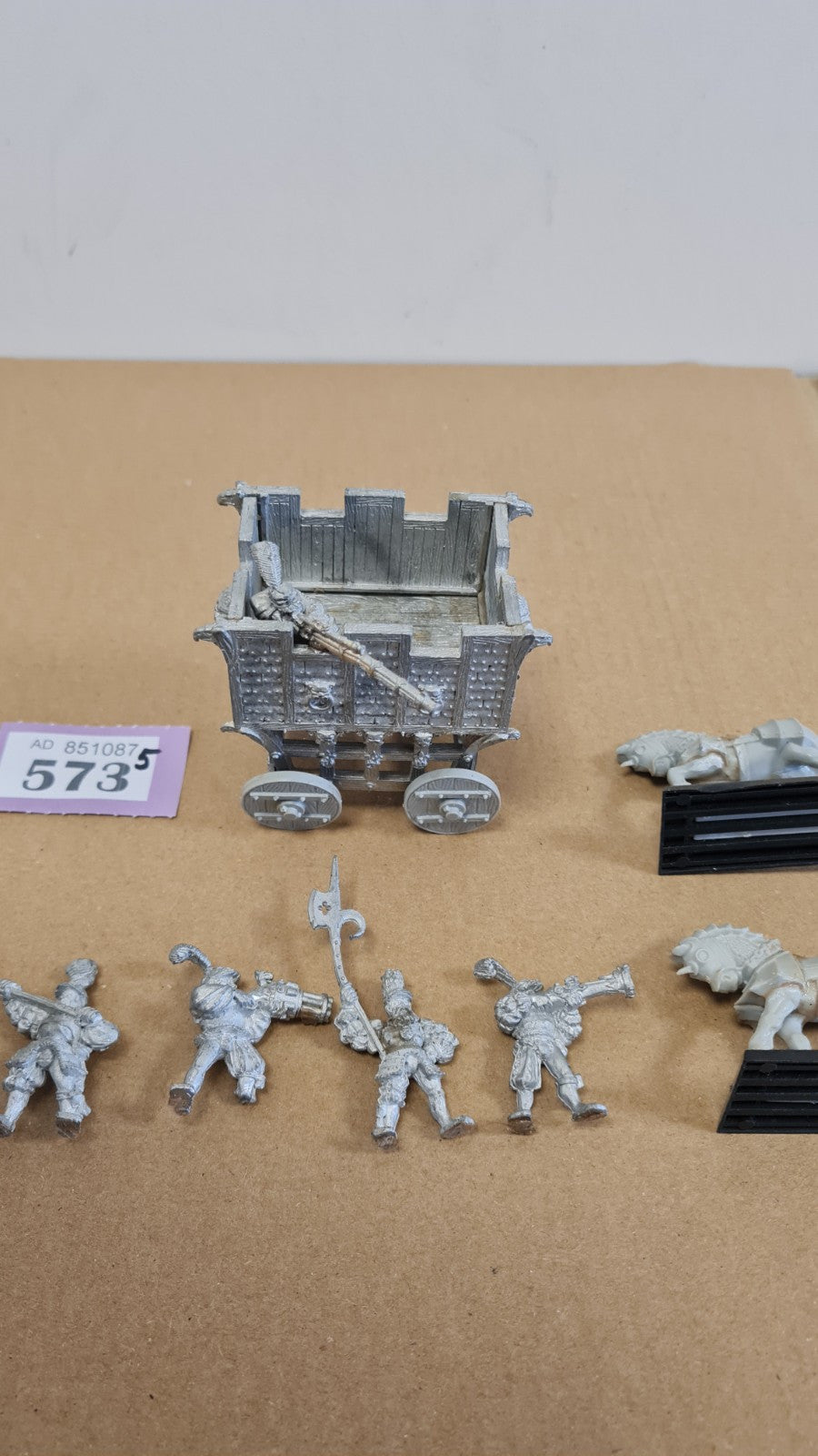 Warhammer Fantasy Empire War Wagon Metal Missing Incomplete