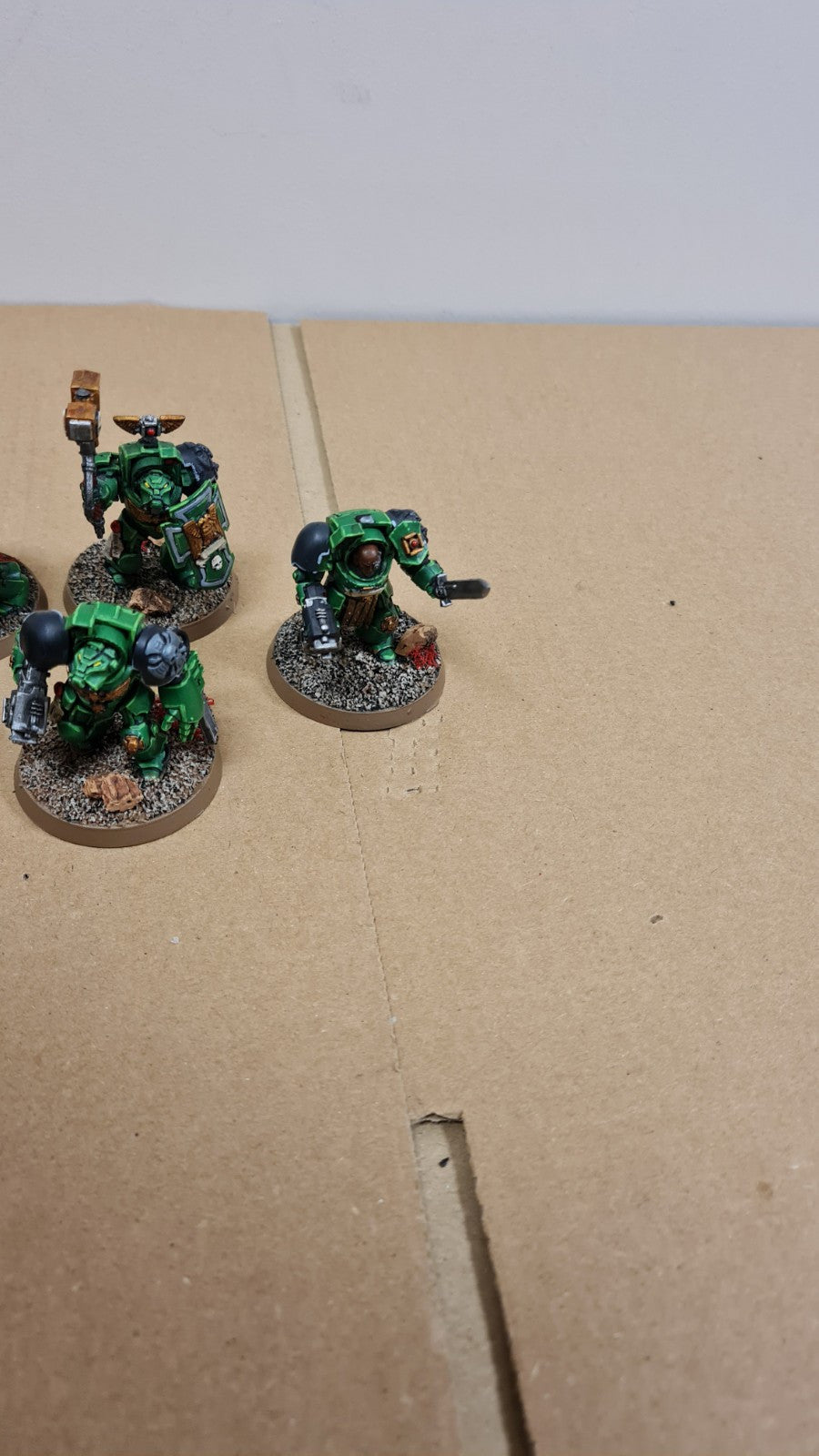 Warhammer 40k Space Marine Terminators X 9 Painted