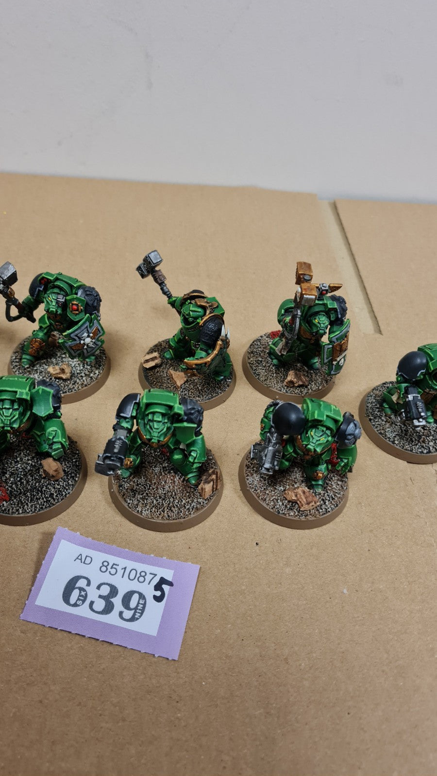 Warhammer 40k Space Marine Terminators X 9 Painted