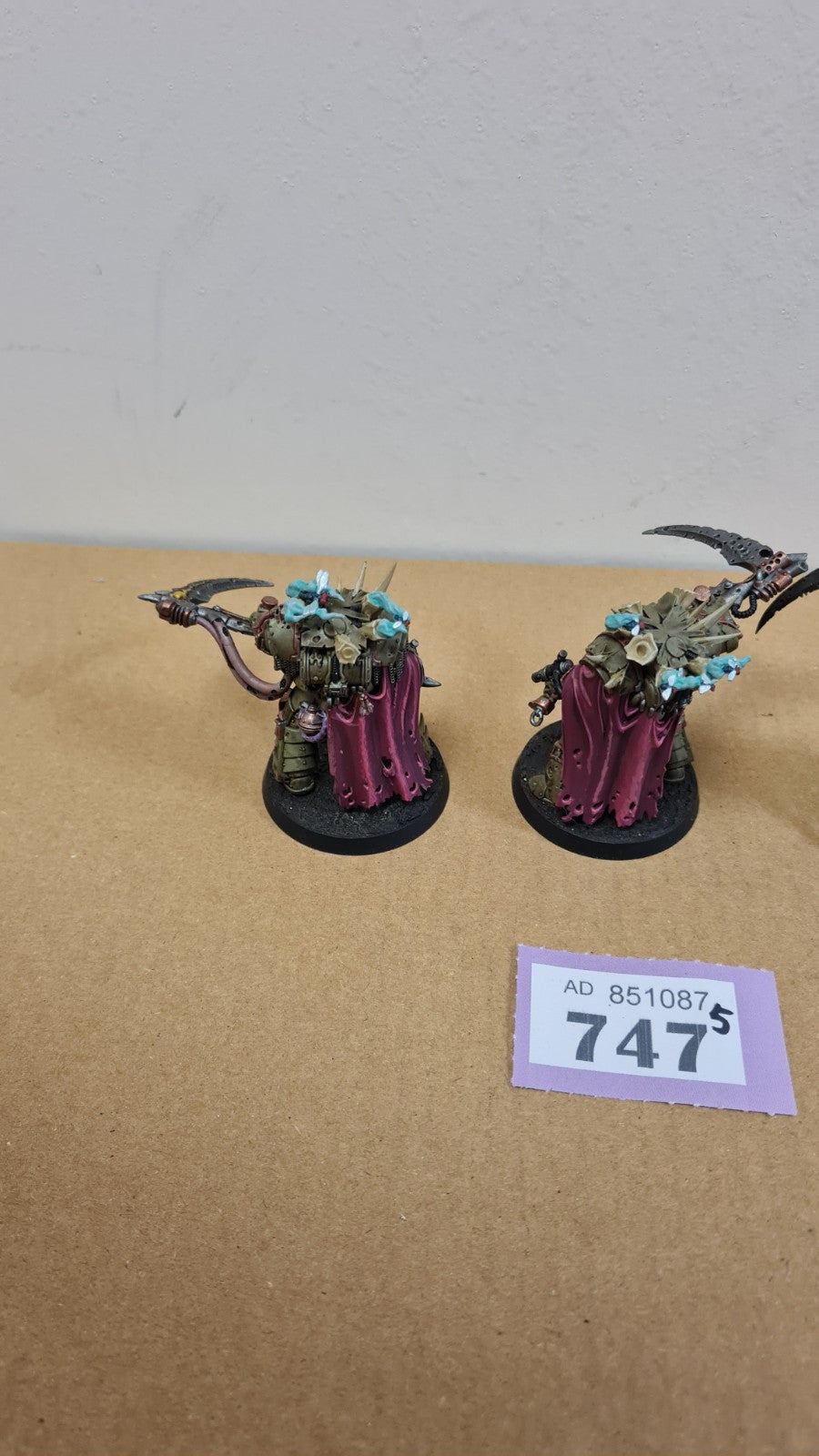 Warhammer 40k Deathguard Deathshroud Terminators Well Painted