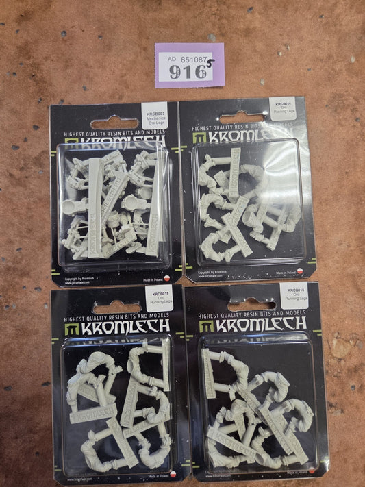 Kromlech Orc Running Legs X 3 + Mechanical Legs New