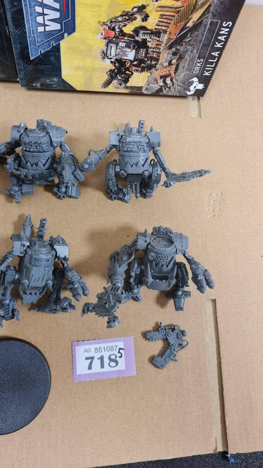 Warhammer 40k Ork Killa kans X 6