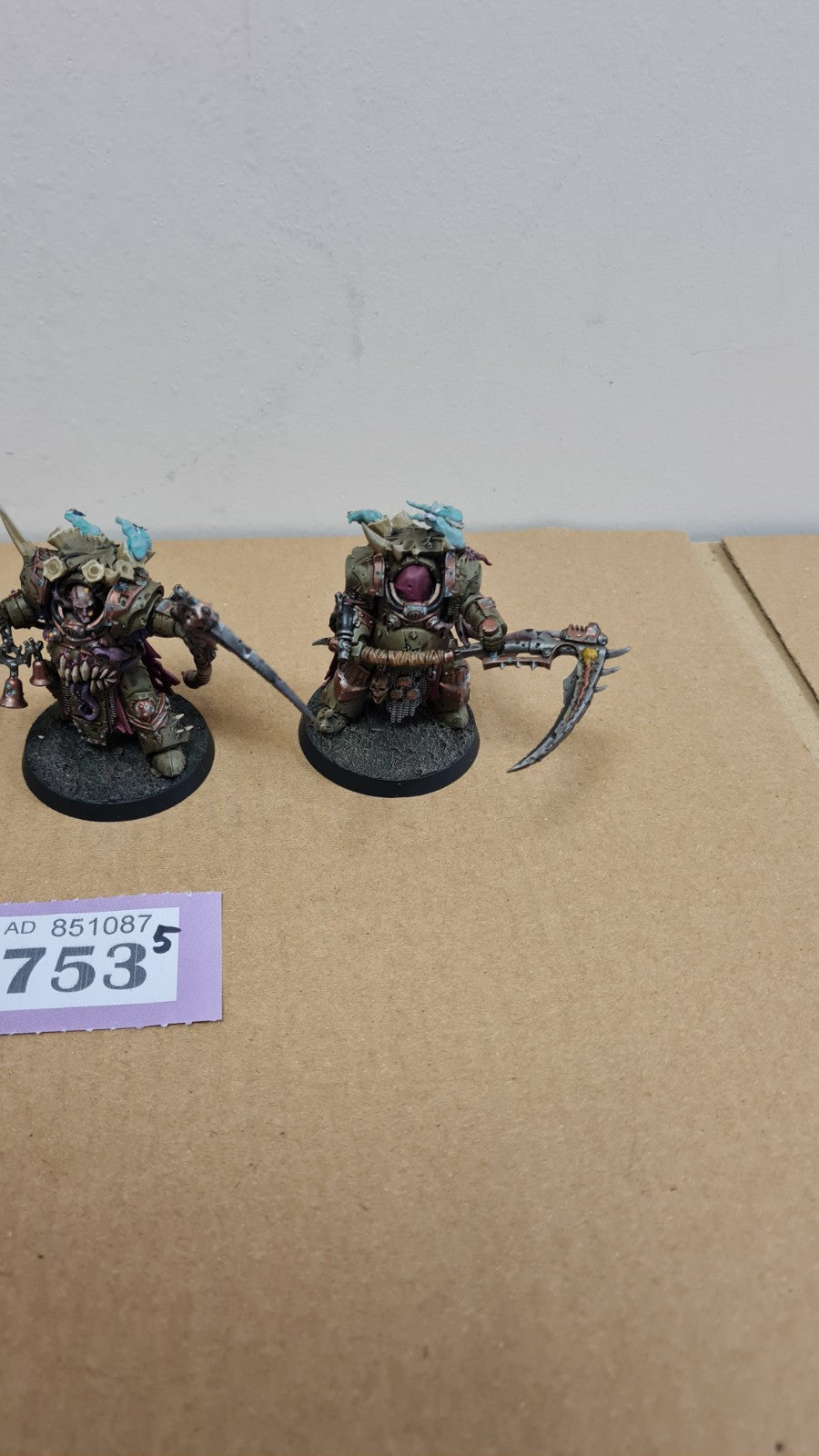 Warhammer 40k Deathguard Deathshroud Terminators Well Painted