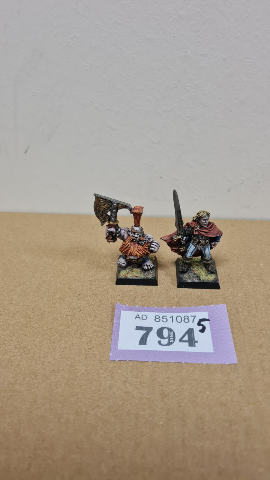 Warhammer Fantasy Gotrek And Felix Nicely Painted