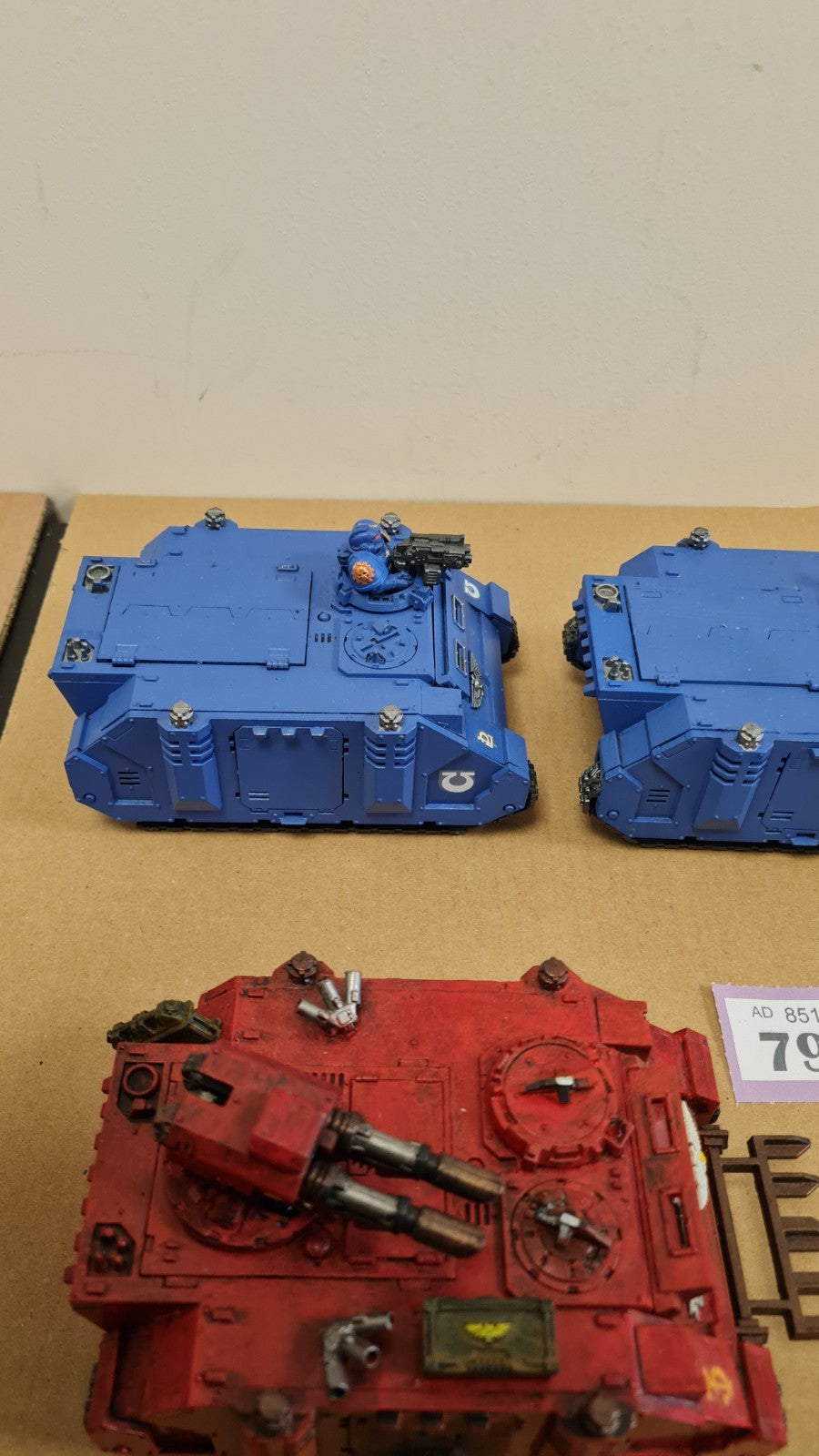 Warhammer 40k Space Marine Rhino X 2 Razorback X 1