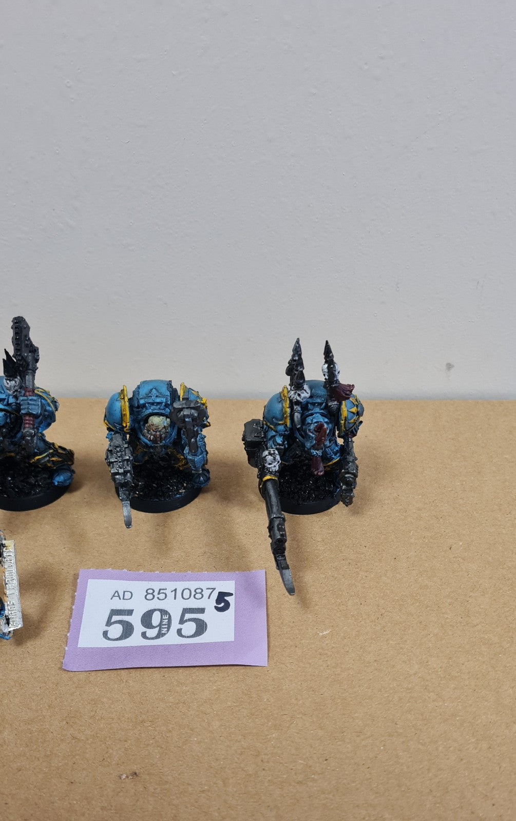 Warhammer 40k Chaos Space Marine Terminators X 5 Metal Oop