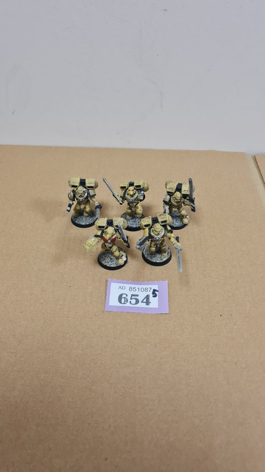 Warhammer 40k Space Marine Assault Marines X 5