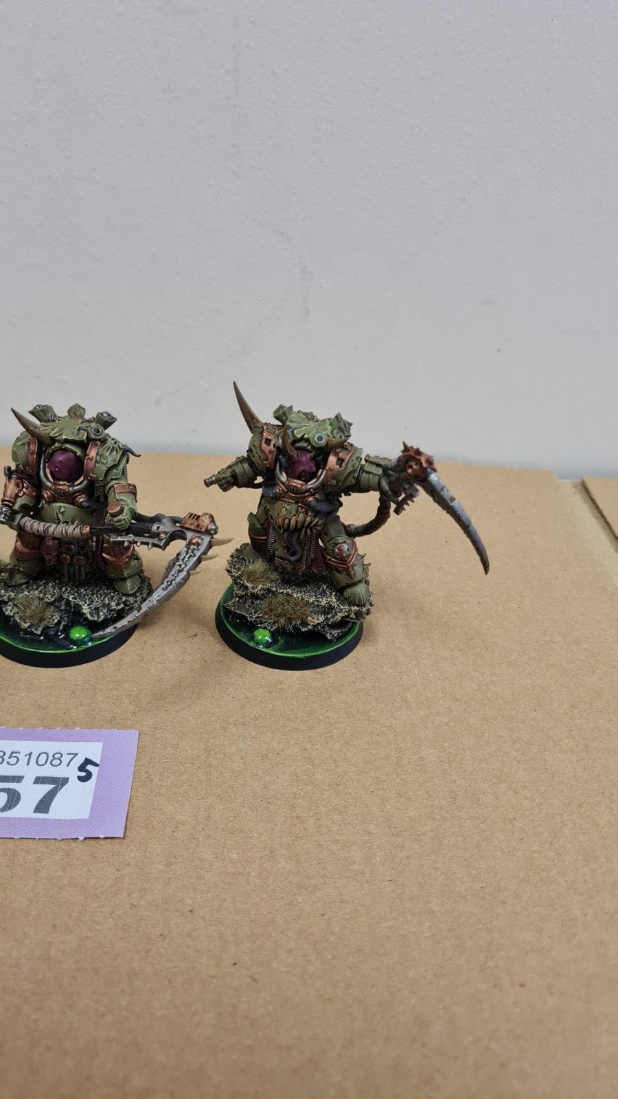 Warhammer 40k Deathguard Deathshroud Terminators Well Painted