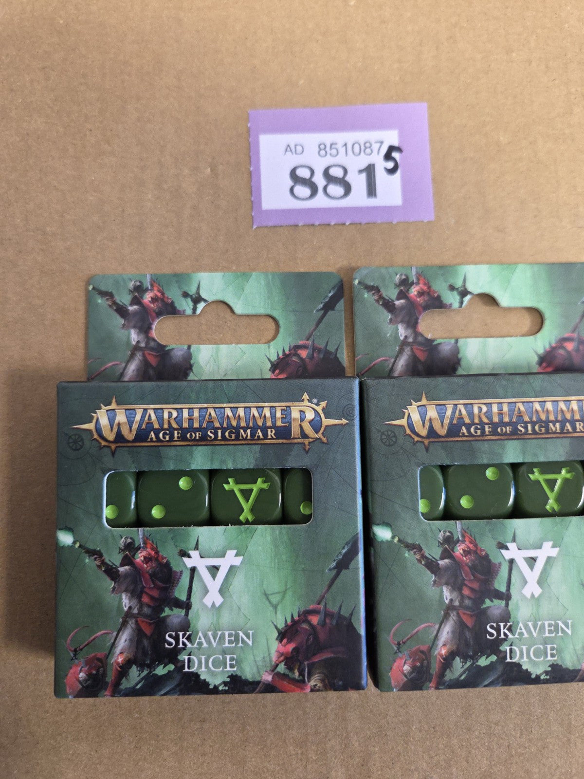 Warhammer Aos Skaven Dice Packs X 2 Oop