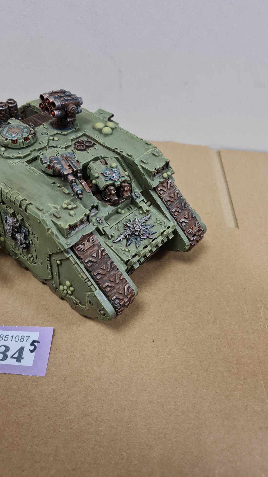 Warhammer 40k Death Guard Land Raider With Forgeworld Doors Well Painted