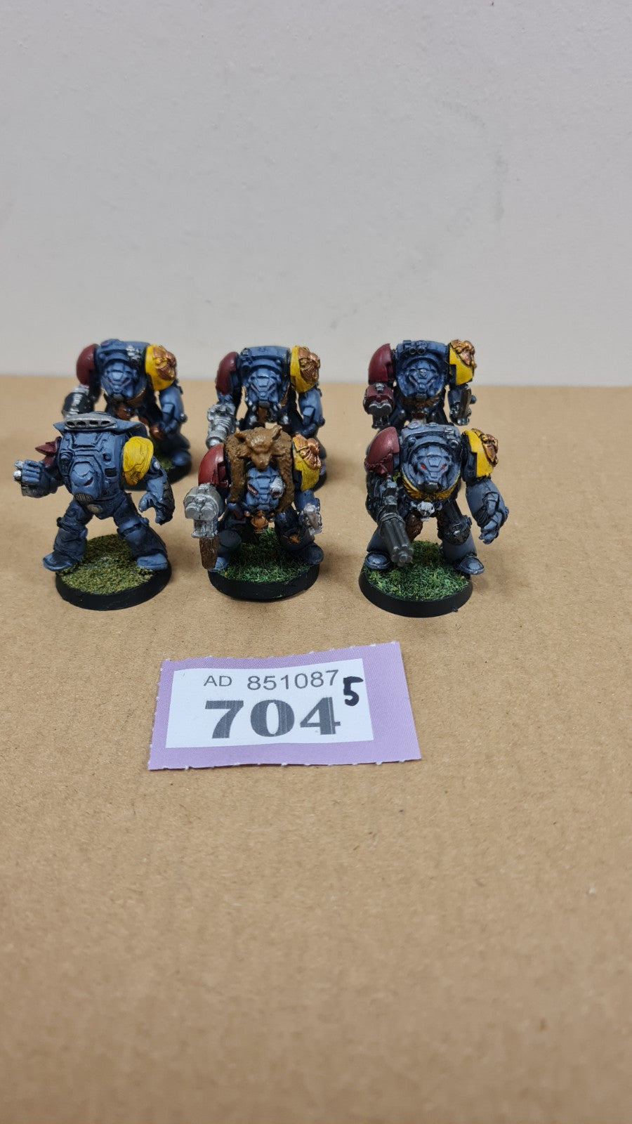 Warhammer 40k Space Marine Space Wolf Terminators X 6