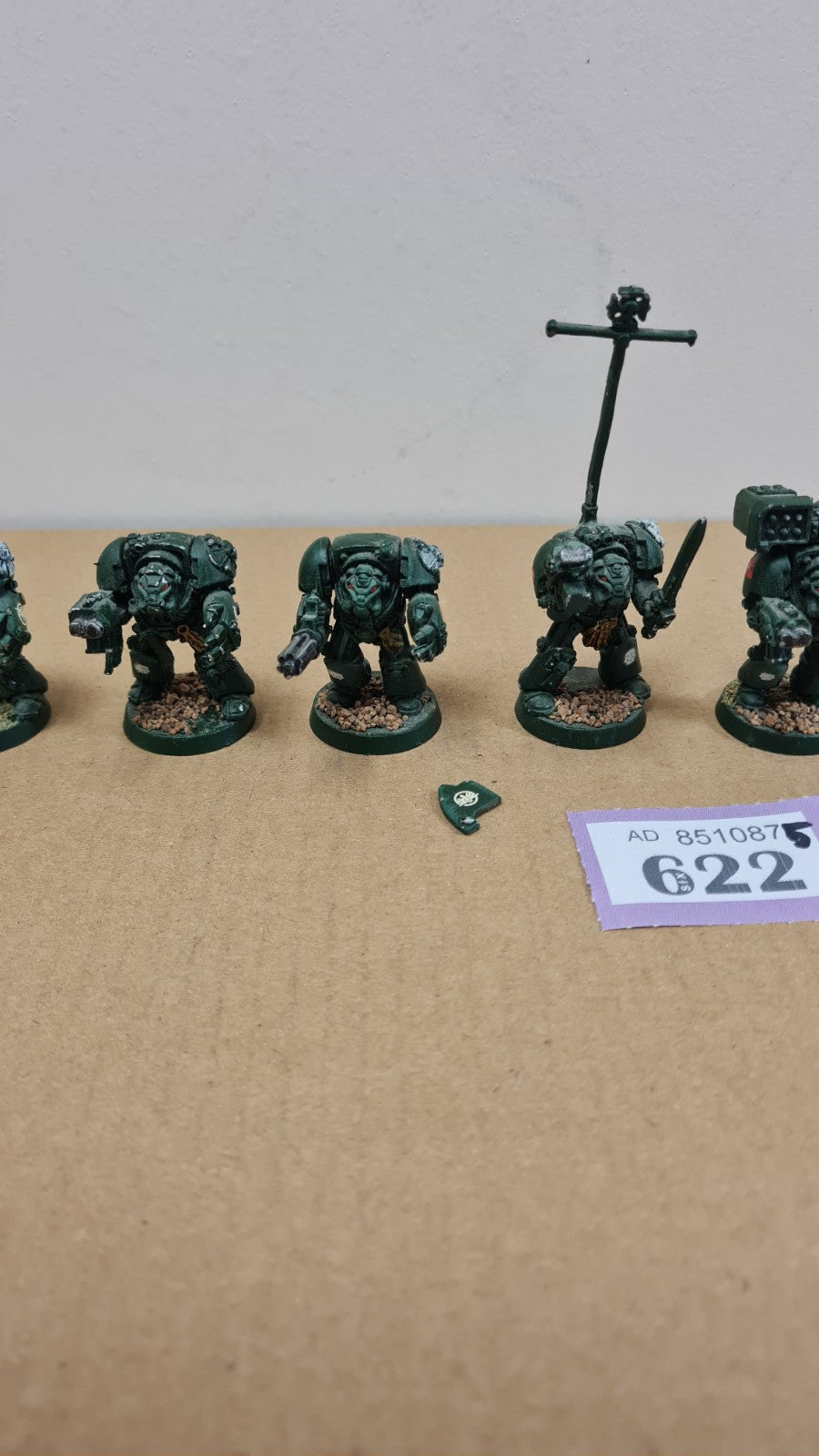 Warhammer 40k Space Marine Terminators X 5 Metal Oop