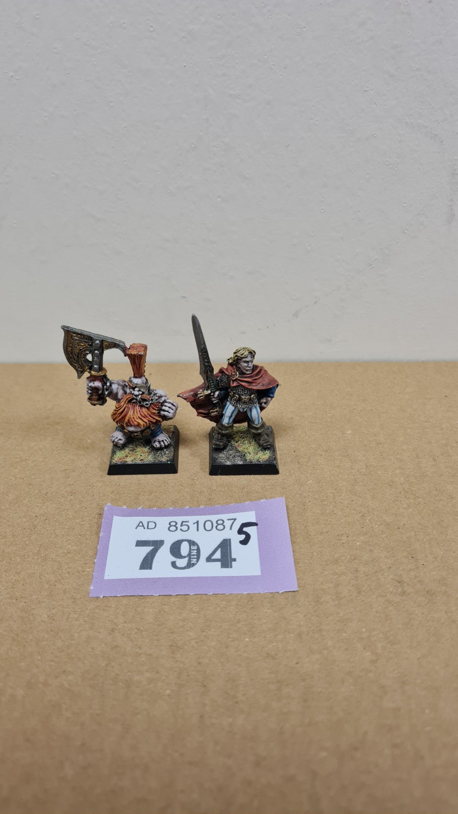 Warhammer Fantasy Gotrek And Felix Nicely Painted