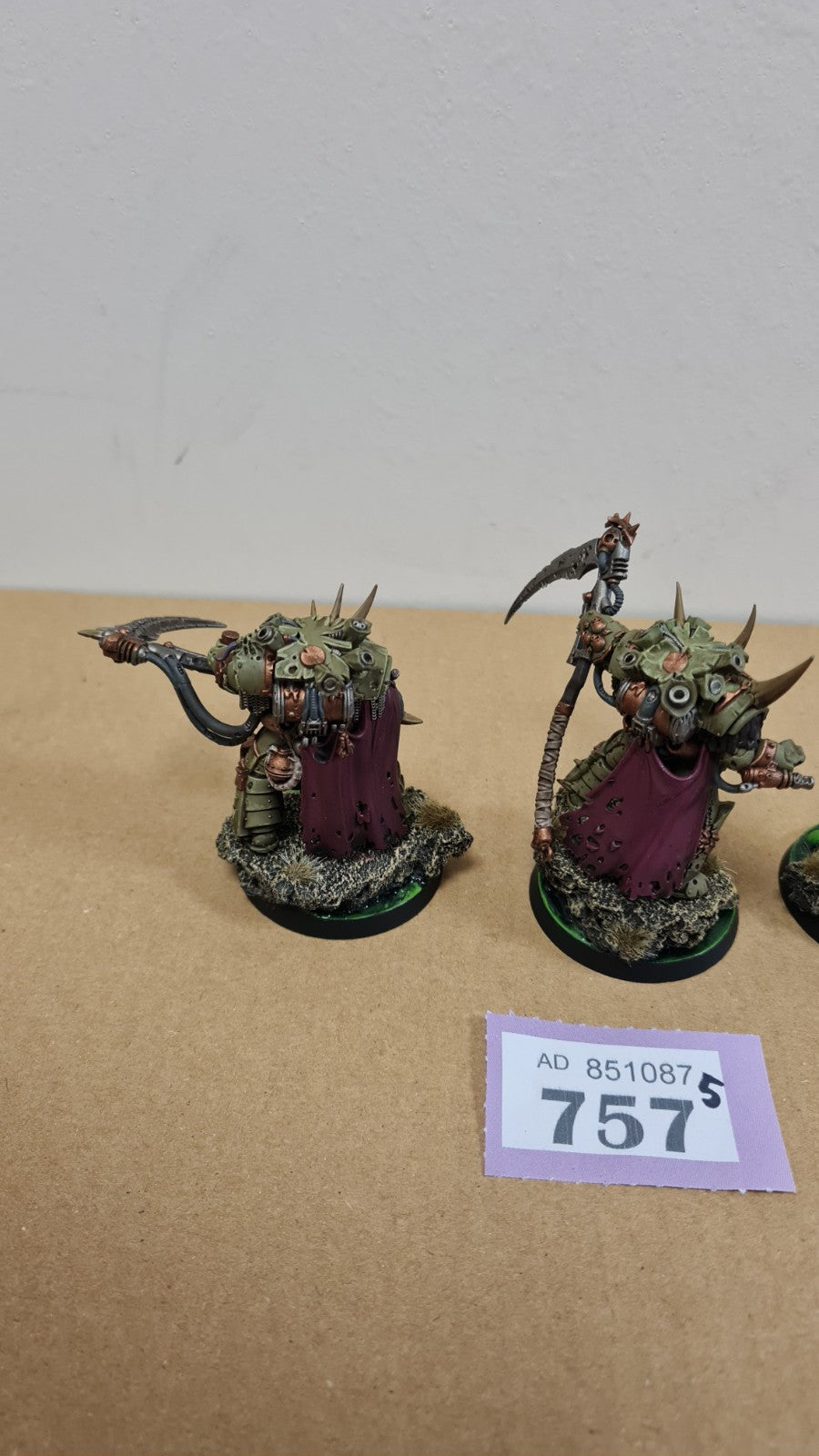 Warhammer 40k Deathguard Deathshroud Terminators Well Painted