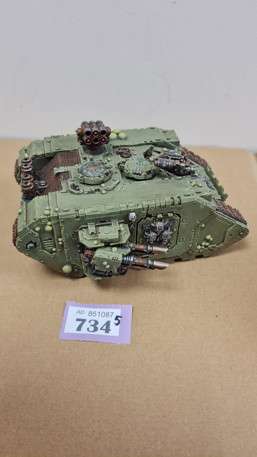 Warhammer 40k Death Guard Land Raider With Forgeworld Doors Well Painted