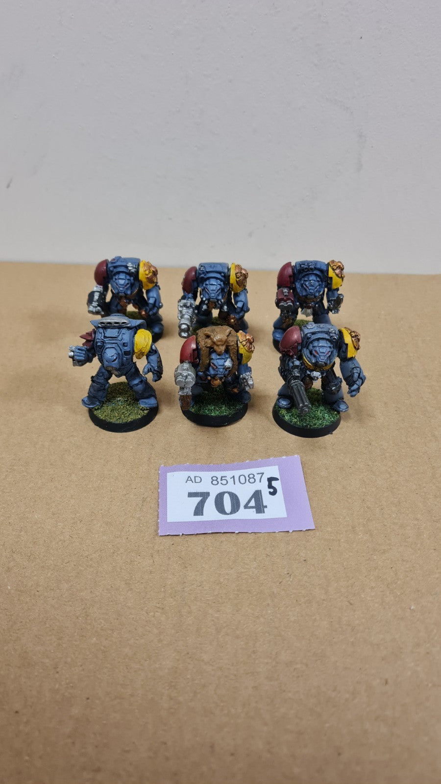 Warhammer 40k Space Marine Space Wolf Terminators X 6