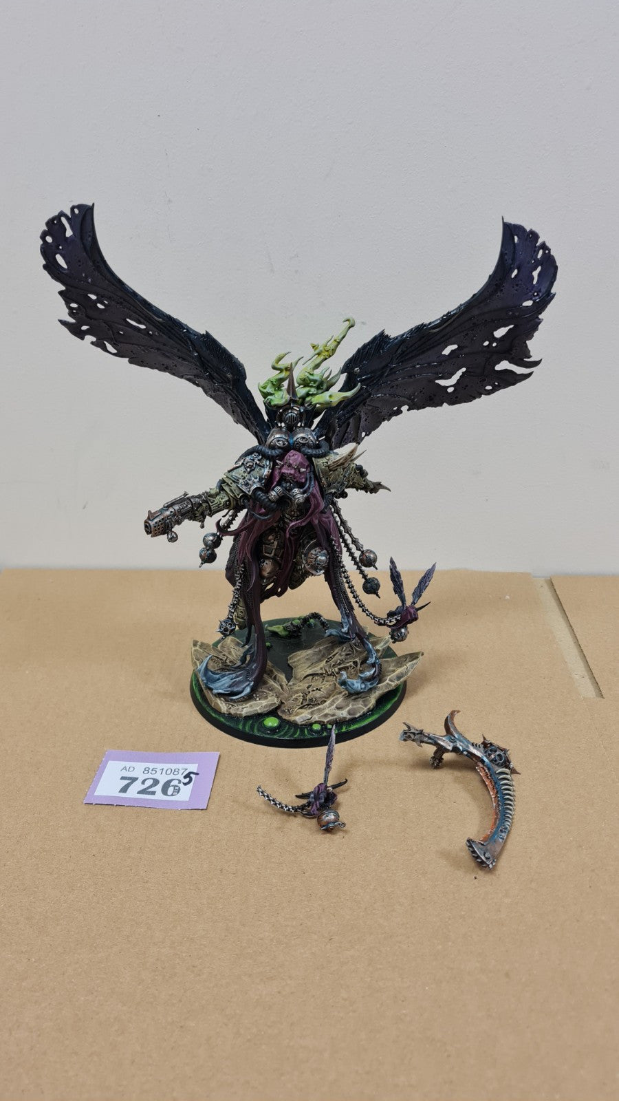 Warhammer 40k Death Guard Mortarion Primarch Of Nurgle Well Painted