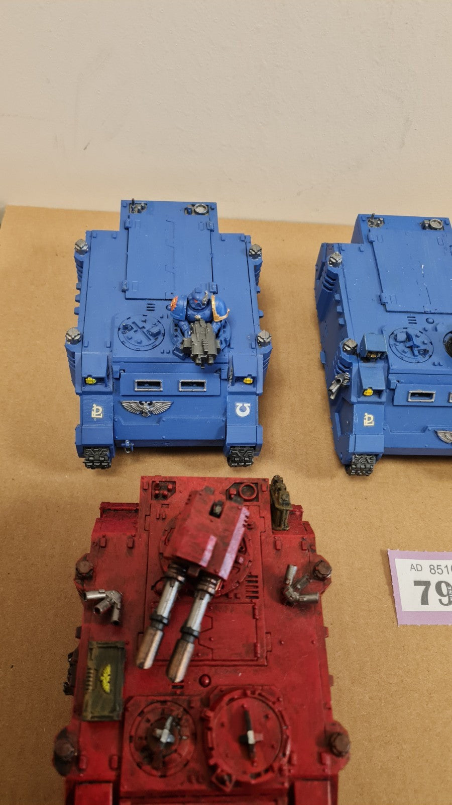 Warhammer 40k Space Marine Rhino X 2 Razorback X 1