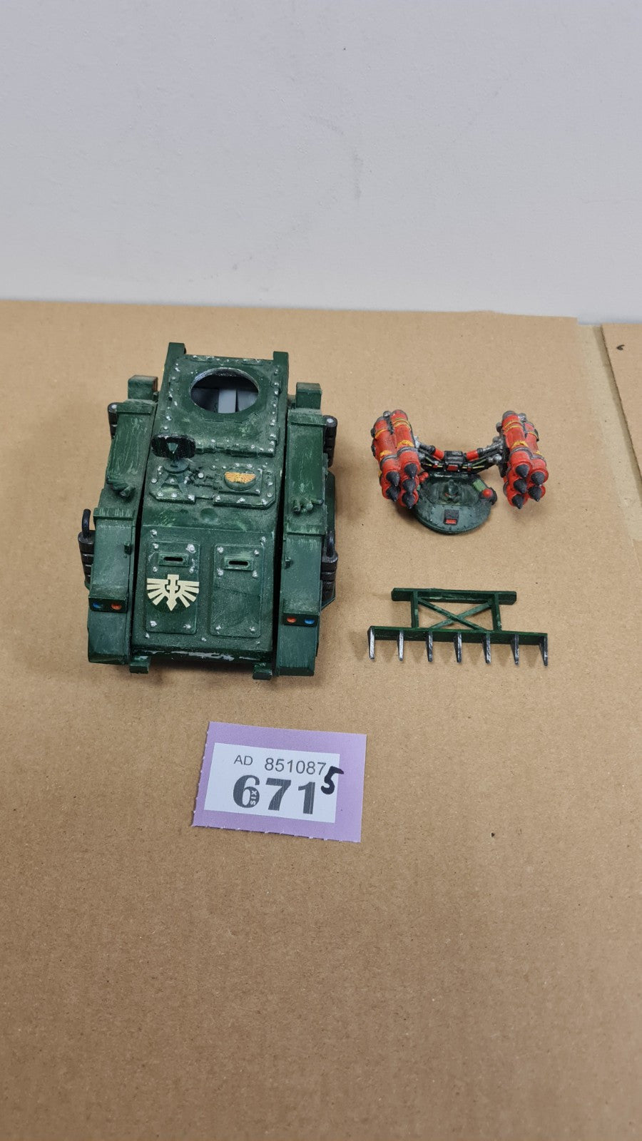 Warhammer 40k Space Marine Whirlwind Tank Metal