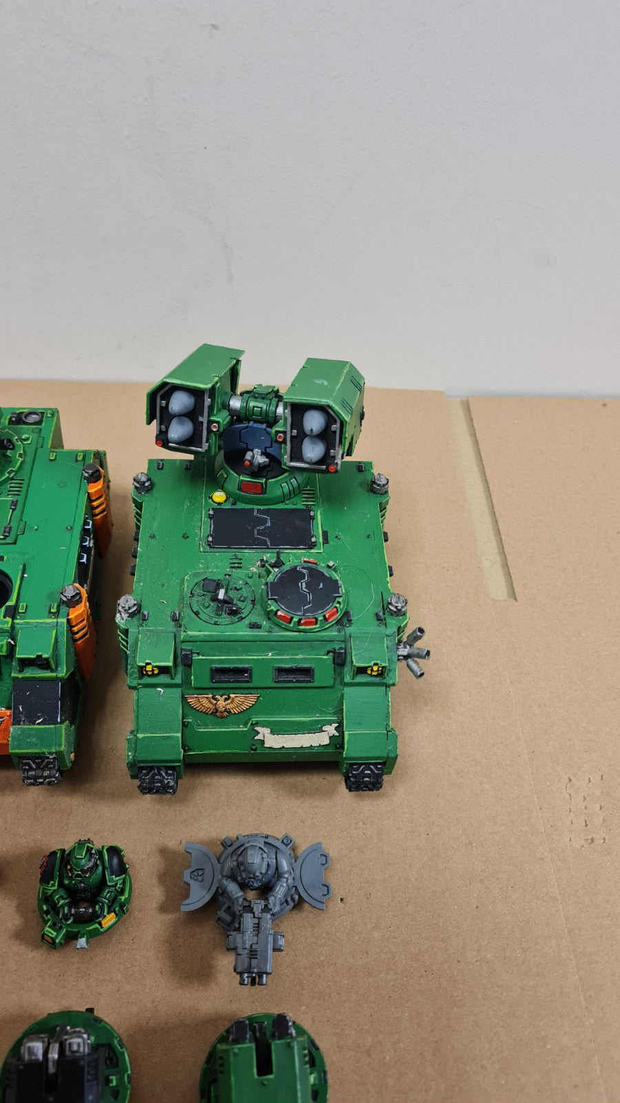 Warhammer 40k Space Marine Whirlwind And Razorback Tanks