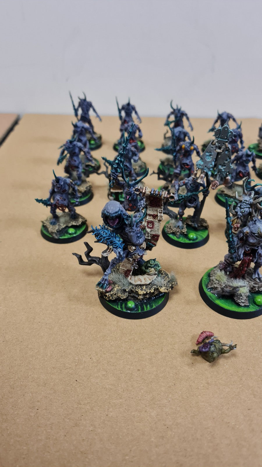 Warhammer Aos Nurgle Maggotkin Army Well Painted