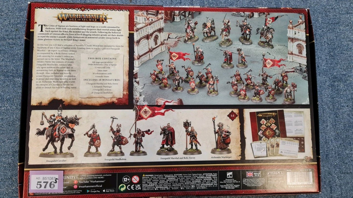 Warhammer Aos Cities Of Sigmar Army Box Sealed